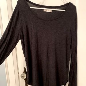 Abercrombie & Fitch Grey long sleeve shirt